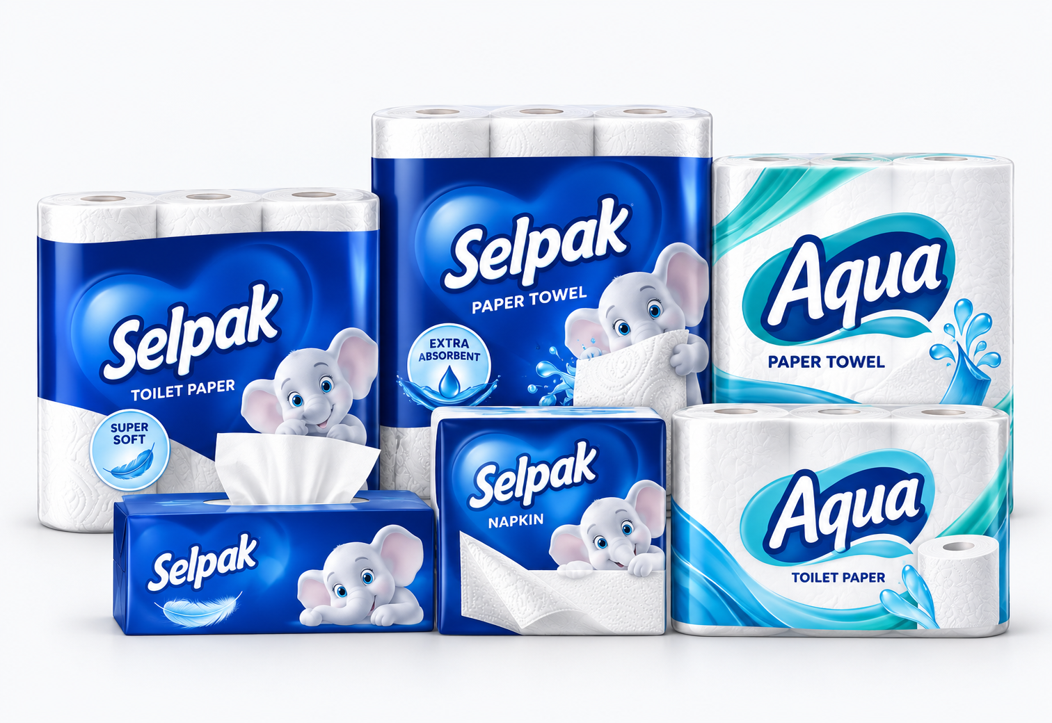 Paper and hygiene products for wholesale sourcing