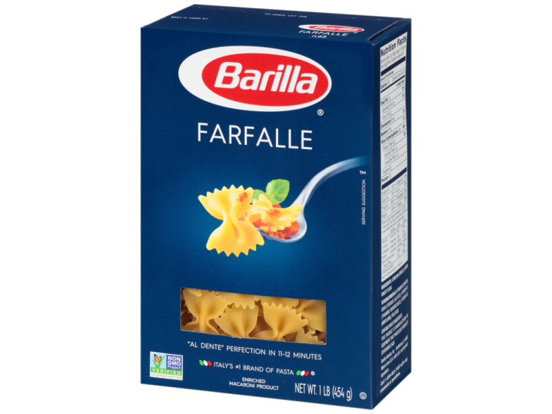 BARILLA PASTA BOW TIE BOX