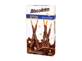 BISCOLATA STIX MILK CHOCOLATE COATED RICE CRISPY STICK BISCUIT