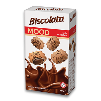 BISCOLATA MOOD CHOCOLATE CREAM FILLED BISCUIT
