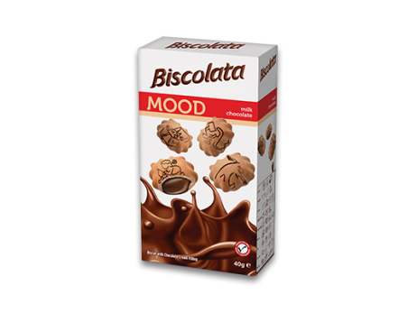 BISCOLATA MOOD CHOCOLATE CREAM FILLED BISCUIT