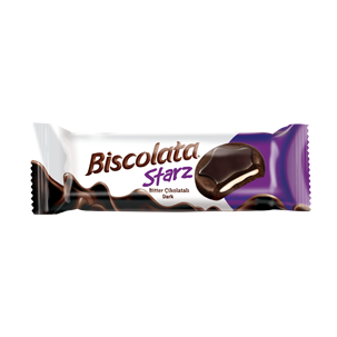 BISCOLATA STARZ BITTER COATED BISCUIT WITH MILK CREAM