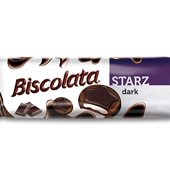 BISCOLATA STARZ BITTER COATED BISCUIT WITH MILK CREAM
