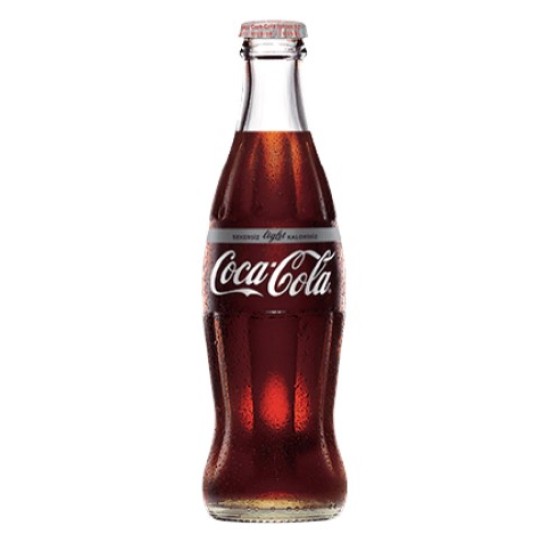 COCA COLA SUGAR FREE GLASS BOTTLE