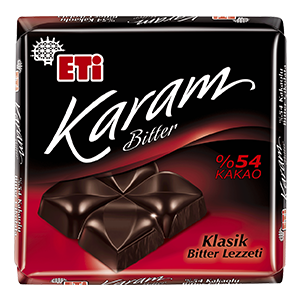 ETİ KARAM BITTER CHOCOLATE WITH 54% COCOA