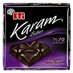 ETİ KARAM BITTER CHOCOLATE WITH 70% COCOA