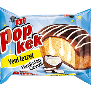 ETİ POPKEK COCOA COATED CAKE WITH COCONUT SAUCE