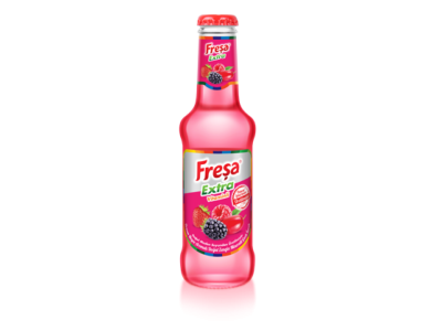 FREŞA MINERAL RICH CARBONATED DRINK WITH EXTRA FOREST FRUIT FLAVOR
