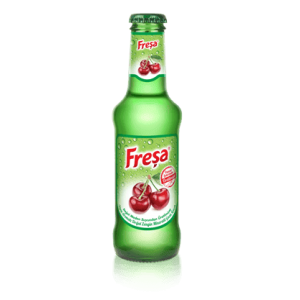 FREŞA SOUR CHERRY FLAVORED NATURAL RICH MINERAL CARBONATED