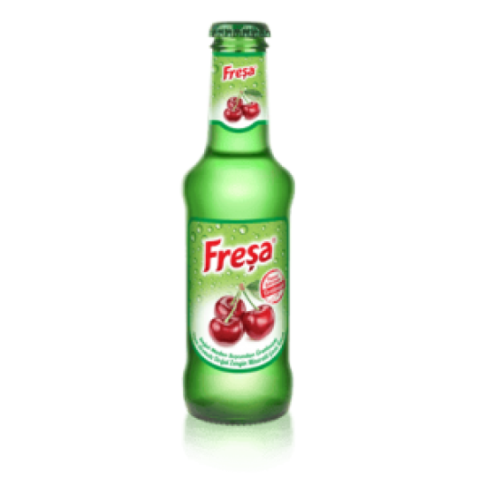 FREŞA SOUR CHERRY FLAVORED NATURAL RICH MINERAL CARBONATED 