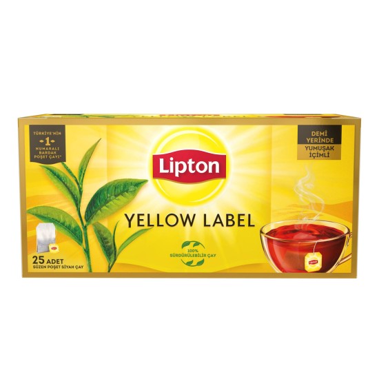 LIPTON YELLOW LABEL GLASS BAG TEA 