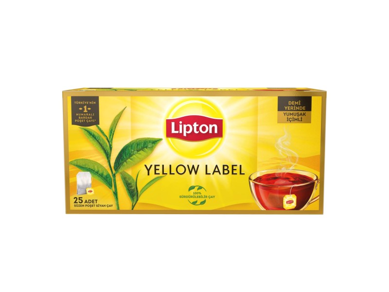 LIPTON YELLOW LABEL GLASS BAG TEA