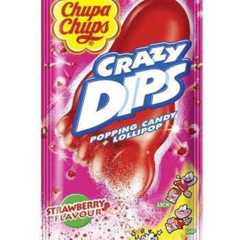 CHUPA CHUPS CRAZY DIPS STRAWBERRY CANDY