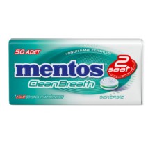 MENTOS 2 HOURS CLEAN BREATH METAL CANDY INTENSIVE MINT CANDY 35 g