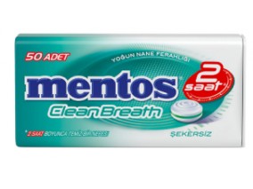 MENTOS 2 HOURS CLEAN BREATH METAL CANDY INTENSIVE MINT CANDY