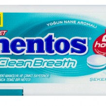 MENTOS 2 HOURS CLEAN BREATH PLASTIC DISPENSER INTENSIVE MINT CANDY