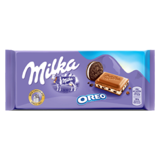 MILKA TABLET CHOCOLATE OREO 