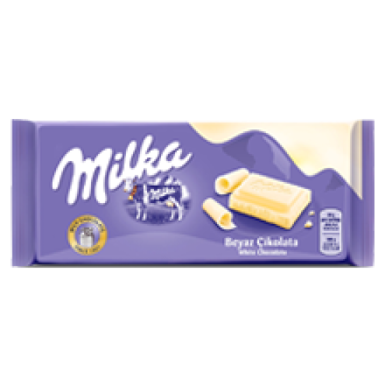 MILKA TABLET WHITE CHOCOLATE 