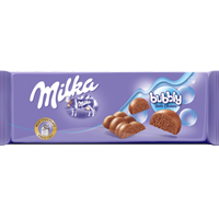 MILKA BUBBLY TABLET CHOCOLATE MILK
