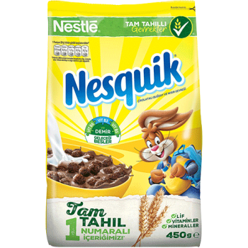 NESTLE NESQUIK COCOA WHEAT AND CORN FLAKES