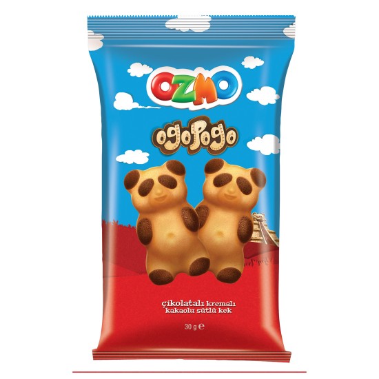 OZMO COCOA COATED COCOA MILK CAKE WITH CHOCOLATE CREAM 