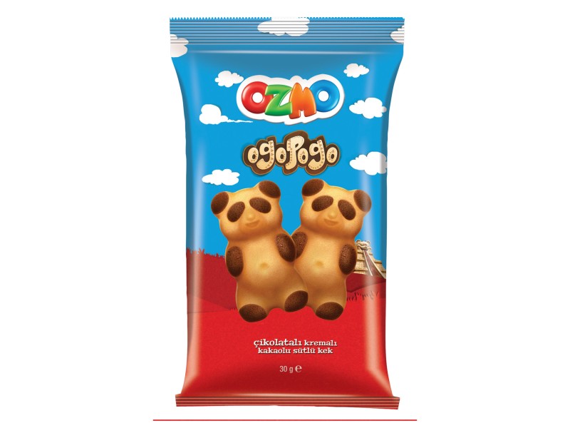 OZMO COCOA COATED COCOA MILK CAKE WITH CHOCOLATE CREAM