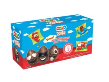 OZMO TOY MILK, WHITE, BITTER FIGURED CHOCOLATE