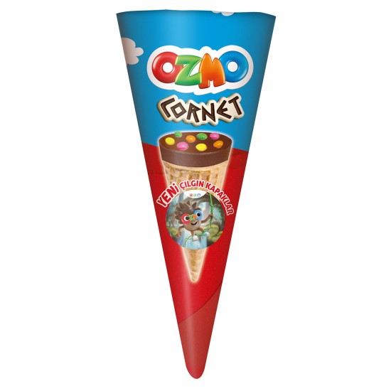OZMO MILK CHOCOLATE DRAGEE WAFER WITH HAZELNUT CREAM FILLING