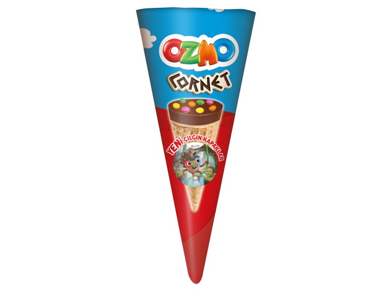 OZMO MILK CHOCOLATE DRAGEE WAFER WITH HAZELNUT CREAM FILLING