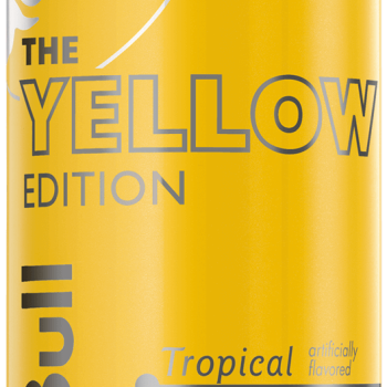 REDBULL ENERGY DRINK YELLOW EDITION TROPICAL FRUIT FLAVOR