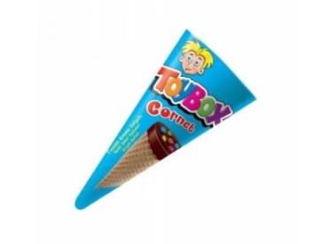 TOYBOX CORNET CHOCOLATE COATED WAFER WITH HAZELNUT CREAM