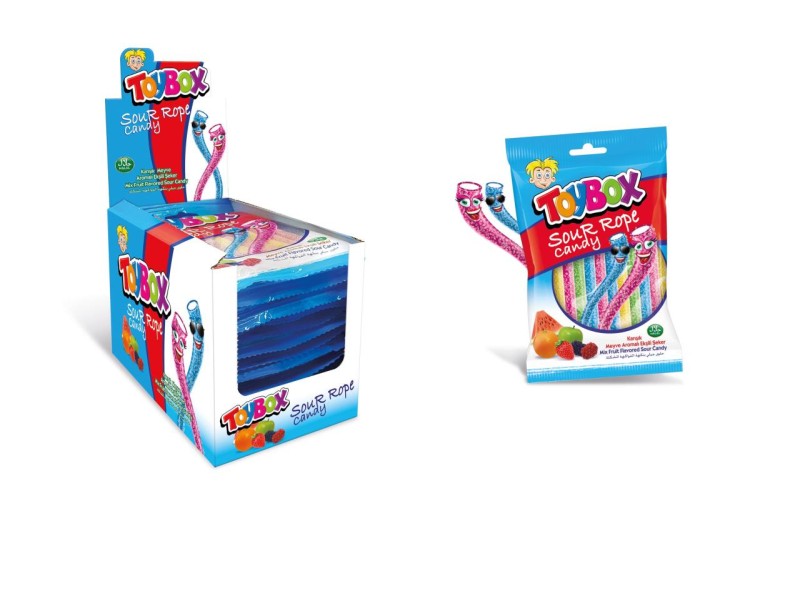 TOYBOX SOFT CANDY SOUR ROPE
