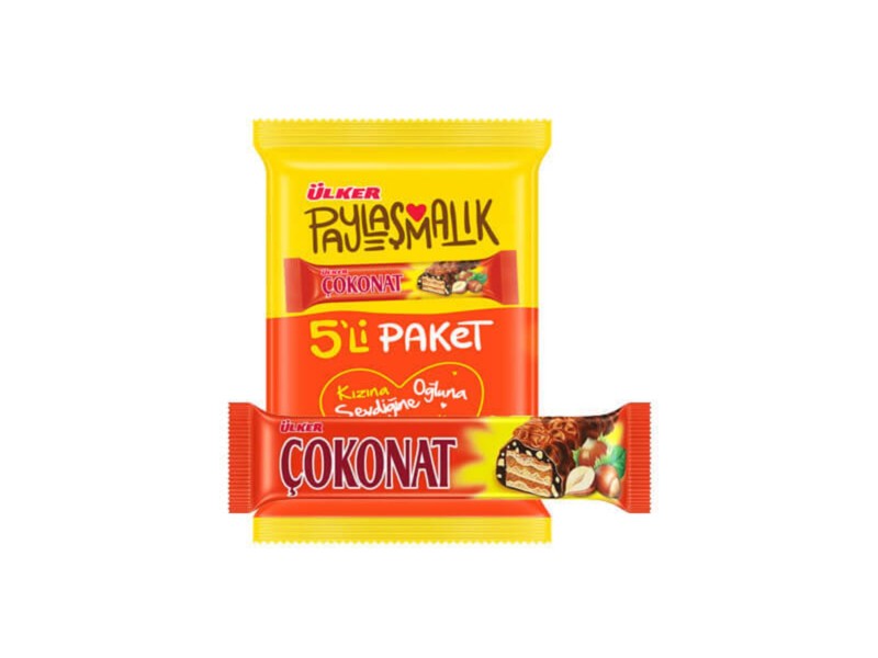 ÜLKER ÇOKONAT CHOCOLATE PACK OF 5