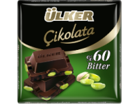ÜLKER SQUARE DARK CHOCOLATE WITH PISTACHIO