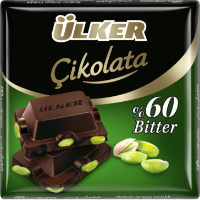 ÜLKER SQUARE DARK CHOCOLATE WITH PISTACHIO