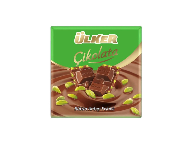 ÜLKER SQUARE CHOCOLATE WITH PISTACHIO