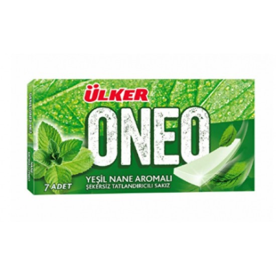 ÜLKER ONEO SLIMS GREEN MINT GUM