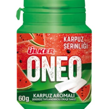 ÜLKER ONEO WATERMELON BOTTLE DRAGEE GUM