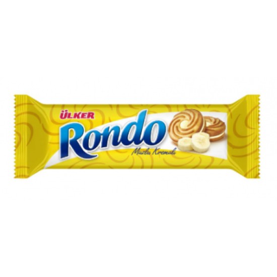 ÜLKER RONDO CREAM BISCUITS WITH BANANA 