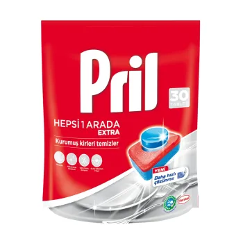 Pril All in One Dishwasher Tabs 30 pcs