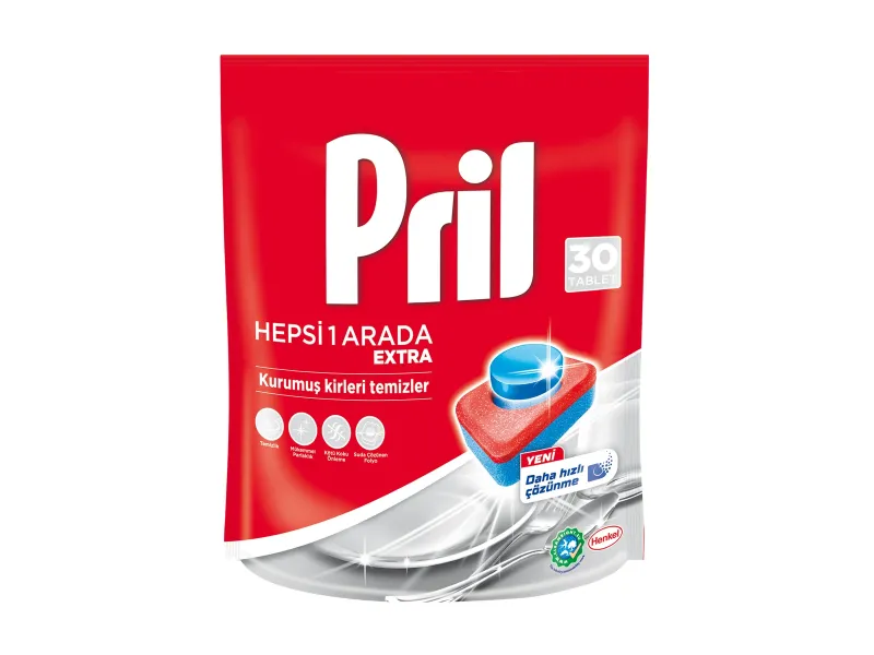 Pril All in One Dishwasher Tabs 30 pcs