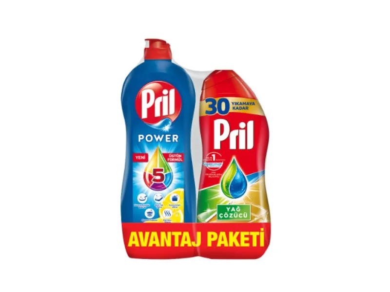 Pril Dishwashing Liquid 653 ml+Oil Dissolve 540 ml